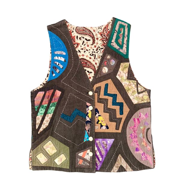 Vintage Patchwork Vest