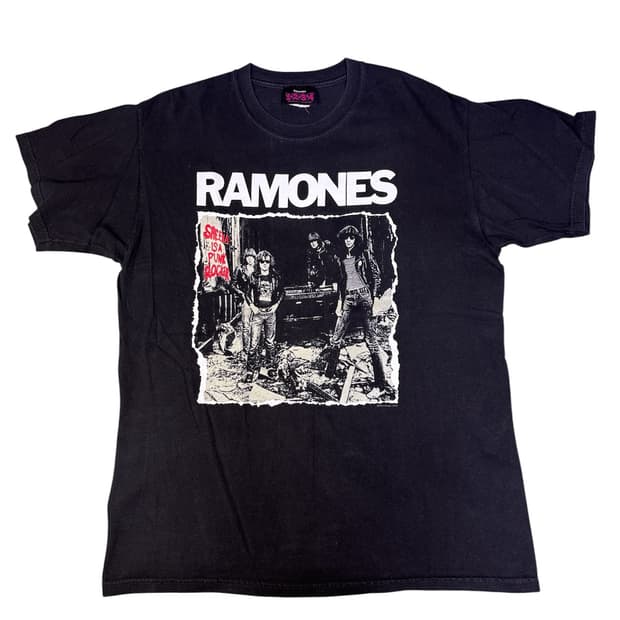 빈티지 00s 라몬즈 RAMONES 밴드 티셔츠 L