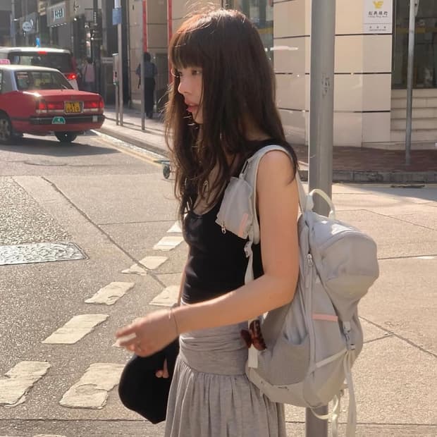 미닛뮤트 스포티 바스크 백팩 11L 그레이 bask backpack