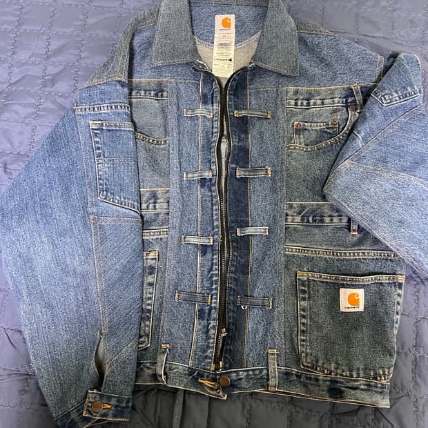 칼하트 커스텀 데님 자켓XL