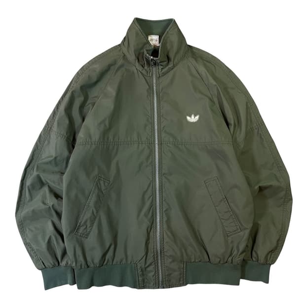 아디다스 80s 서독제 하이넥 윈드 블루종 자켓