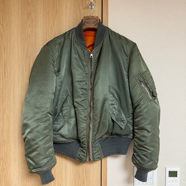 OG 1970 USAF MA-1 greenbrier L사이즈 (105)