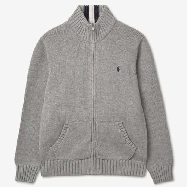 급처)폴로 랄프로렌 보이즈xl 니트집업 미스치프 꼼데가르송 빈티지 마뗑킴