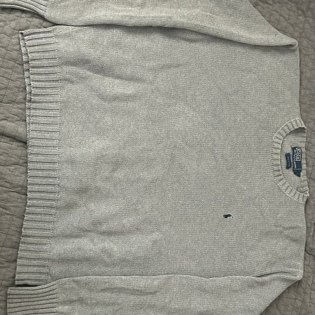 폴로 그레이 니트