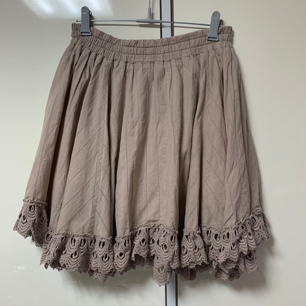 어쓰뮤직 레이스트리밍 모리걸하구미 레이어드 미니스커트