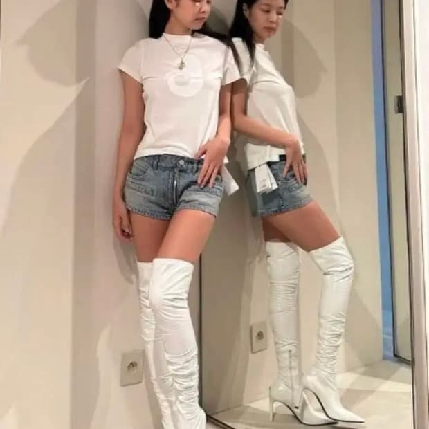 courreges 꾸레쥬 제니 반팔티 S