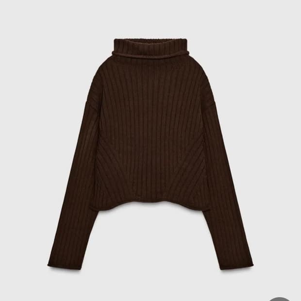 자라 리브드 니트 xs