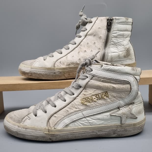 골든구스 슬라이드 하이탑37 스니커즈240