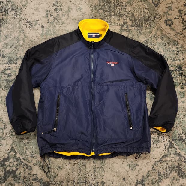 90s 폴로 스포츠 올드스쿨 웜업자컧