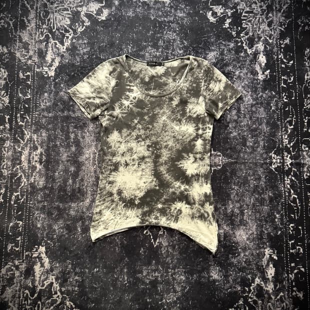 Civarize Tie-dye asymmetrical hem t-shir
