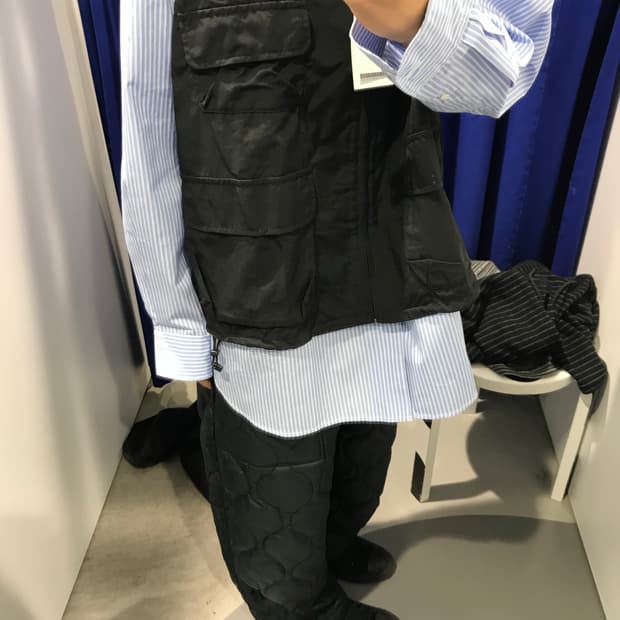 꼼데 옴므 패딩 팬츠