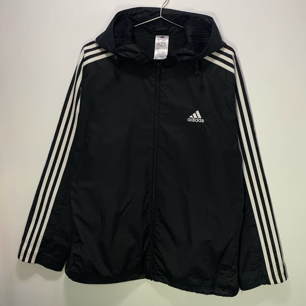 아디다스 블랙 바람막이