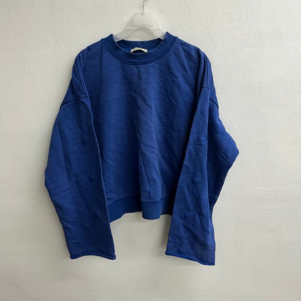 한섬 시스템 OS Blue 맨투맨 (F)