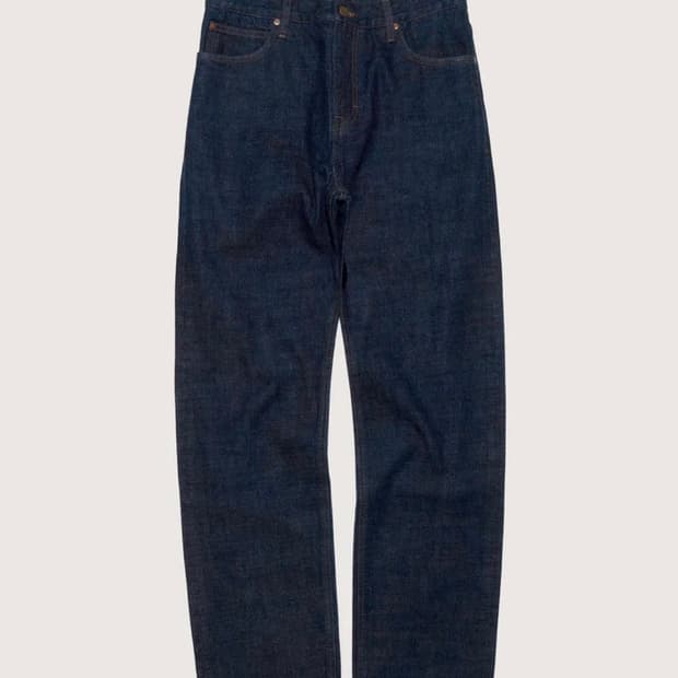  Lee 맨 스트레이트핏 셀비지 데님 팬츠 인디고 로우
