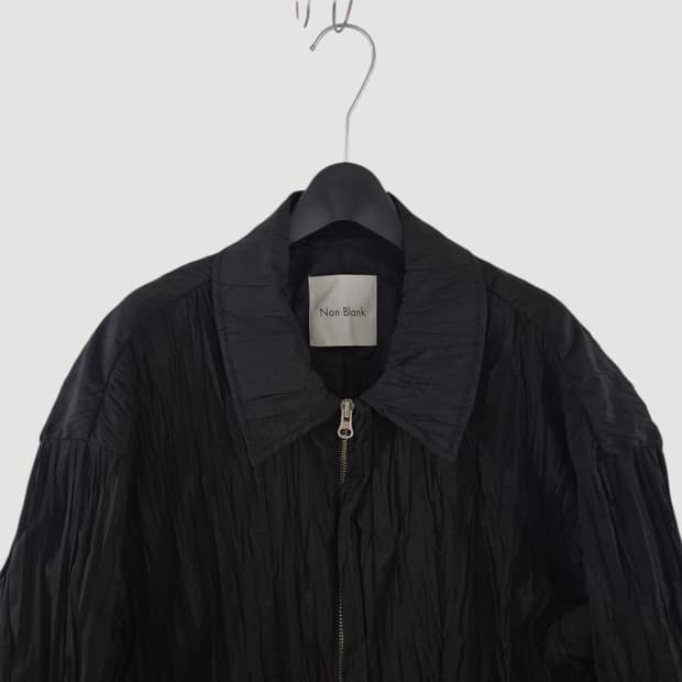 [L]넌블랭크 빈티지 링클 플리츠 크롭 자켓 Men