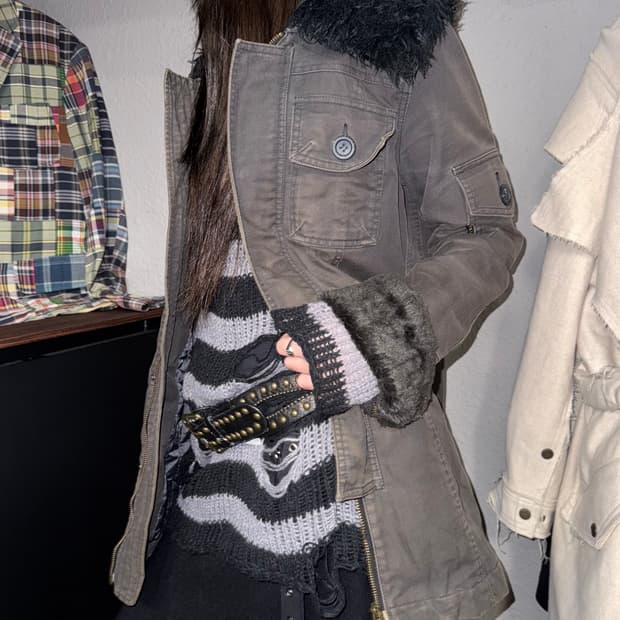 히스테릭글래머 필드 자켓 