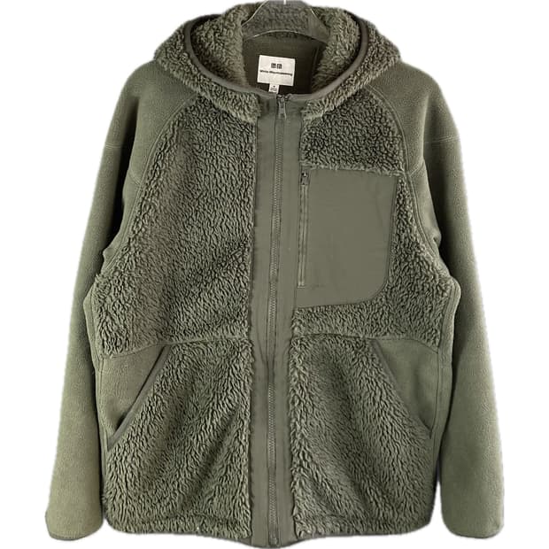 [M] 유니클로X화이트마운티어링 플리스 후리스 자켓