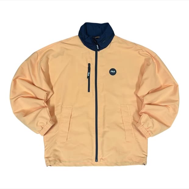 (바배) 휠라 루즈핏 헤리티지 바람막이 