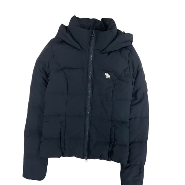 아베크롬비 네이비 숏 패딩 (s)