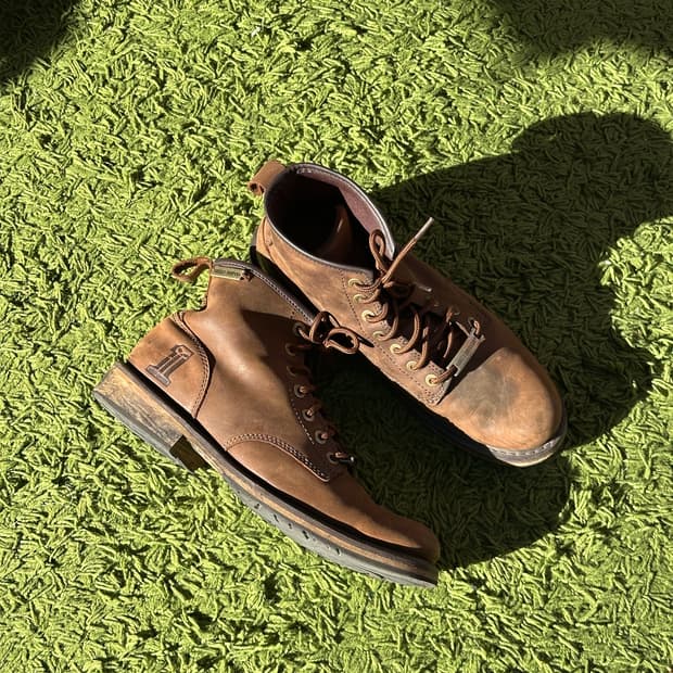 할리데이비슨 모터사이클 부츠 브라운 275