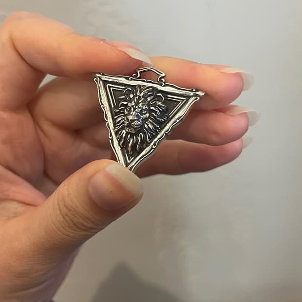 웰스오너 사자 펜던트 목걸이