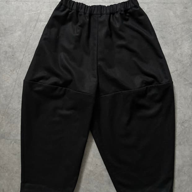 Comme des Garcons 꼼데가르송 블랙 울 와이드 팬츠 