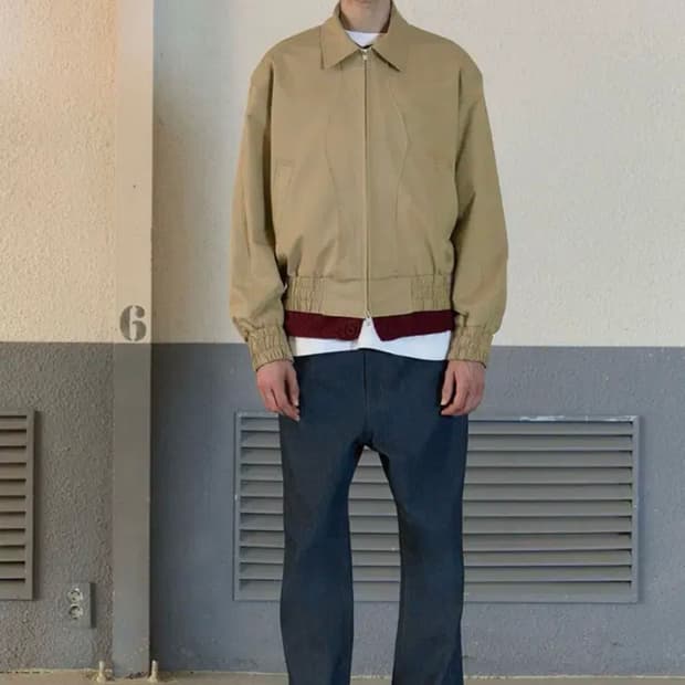 STU 컷오프패치자켓