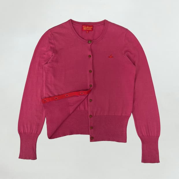 비비안웨스트우드 로고 가디건