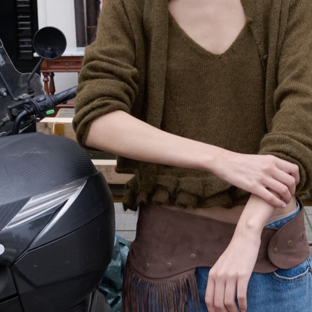 포에토 가디건 카키