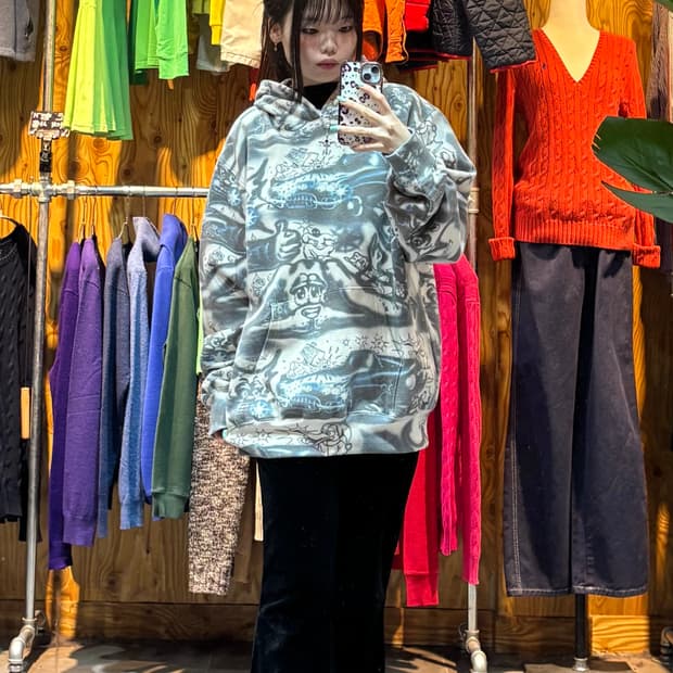 L 디스이즈네버댓 시티 그래픽 후드티