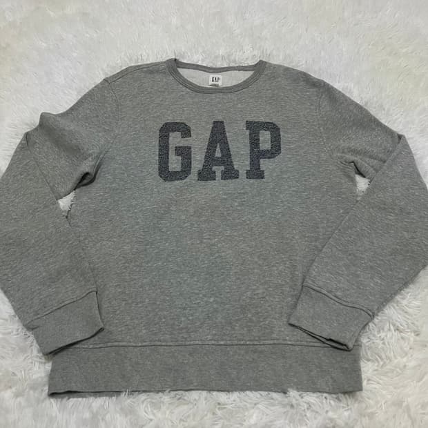 빈티지 그레이 GAP 맨투맨 858 y2k 갭 스트릿 모리 갸루 일본빈티