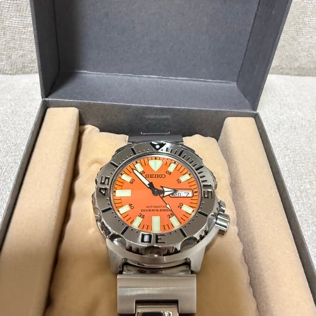 세이코 skx781 오렌지 몬스터 1세대