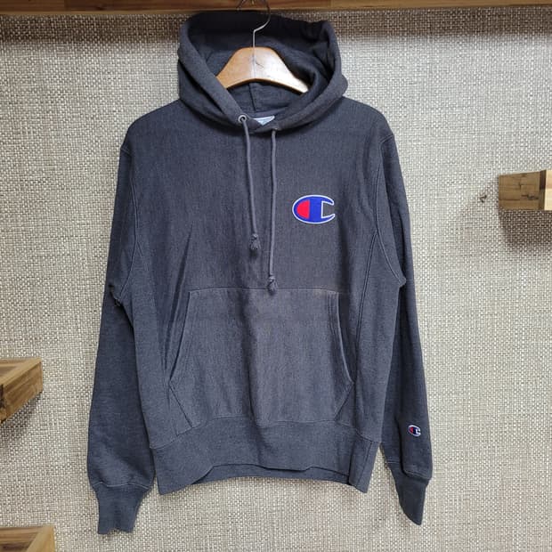 S 95사이즈 챔피언 리버스위브 후드티 헤비코튼 아메카지