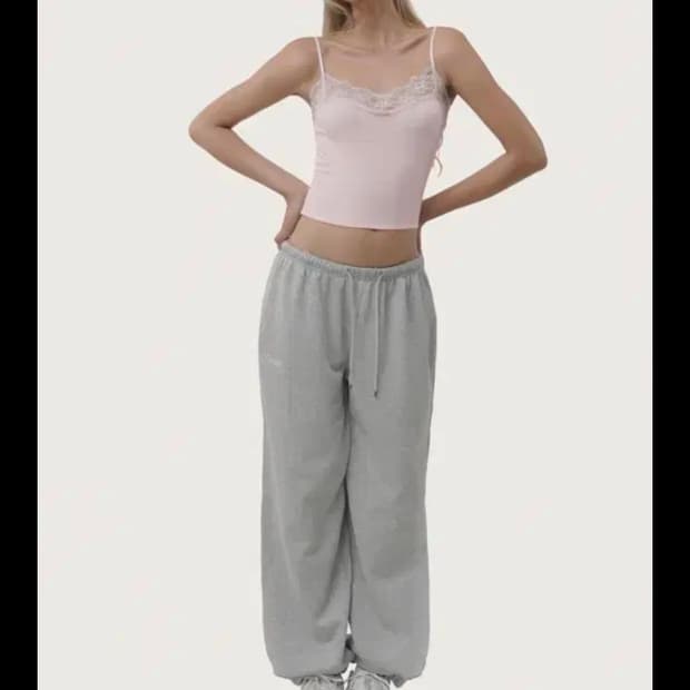 클리시어 베이직 로고 팬츠 Basic logo string jogger