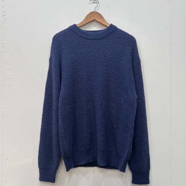 베르노 알파카 울 니트 남성 L 100사이즈 네이비