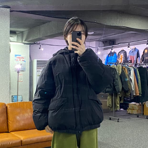 라퍼지스토어 투웨이 블랙 패딩 B3916