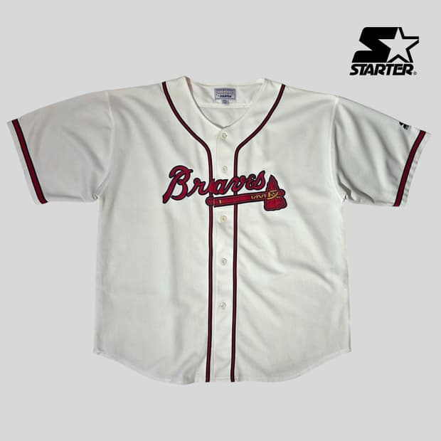 [2XL]스타터 STARTER MLB 애틀란타 브레이브스 베이스볼 져지
