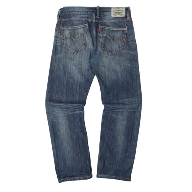 리바이스 504 워싱 진 데님팬츠