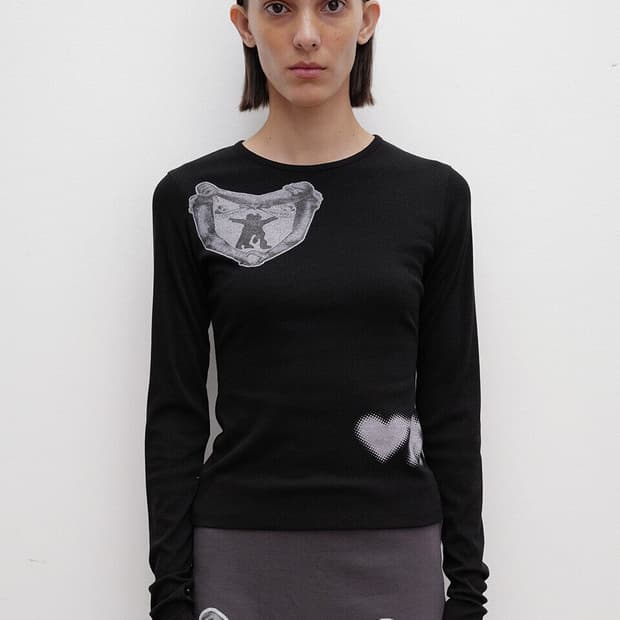 Open yy hug&heart top (s)