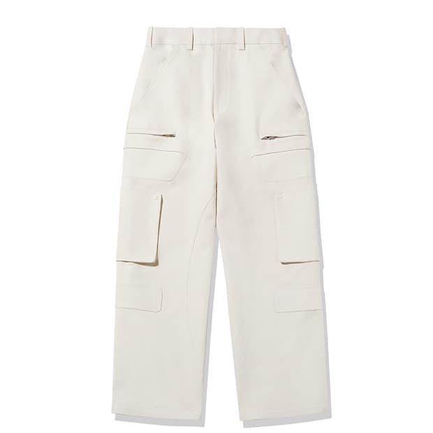 [S] STU Multi Panel Cargo Pants (Cream)