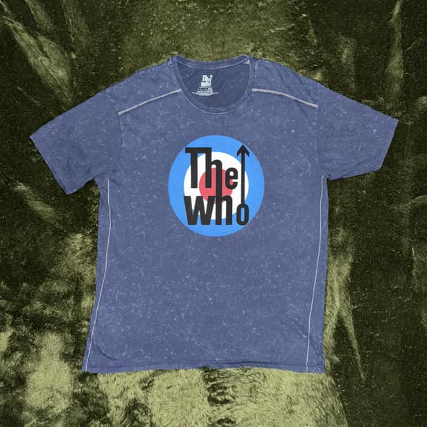 [XXL] THE WHO 더후 오피셜 굿즈 티셔츠 워시드 네이비