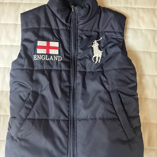 폴로 빅포니 조끼패딩