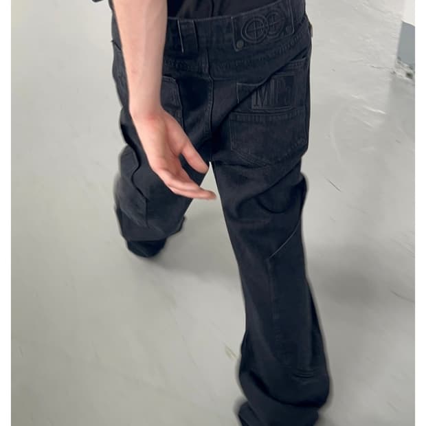 구매) 플라스틱프로덕트 calf pocket pants black S