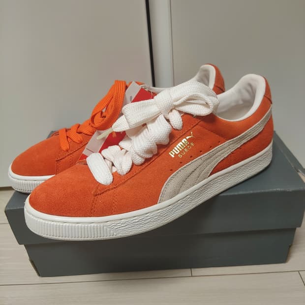 새상품 푸마 스웨이드 265