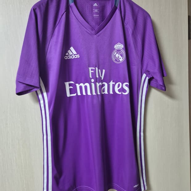 아디다스 16-17 레알마드리드 반팔 져지 트레이닝 탑 105