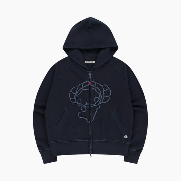 코이세이오 빈티지 테이프 후드집업 네이비 미시착 새제품 판매