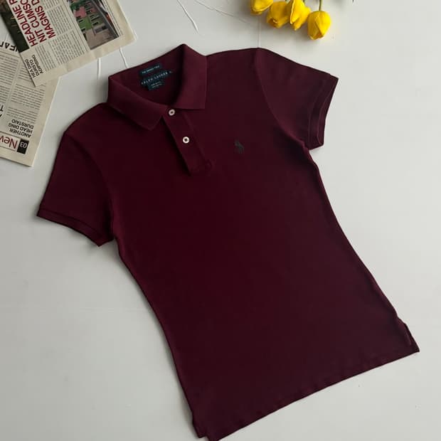 Polo 폴로랄프로렌 버건디 카라티 
