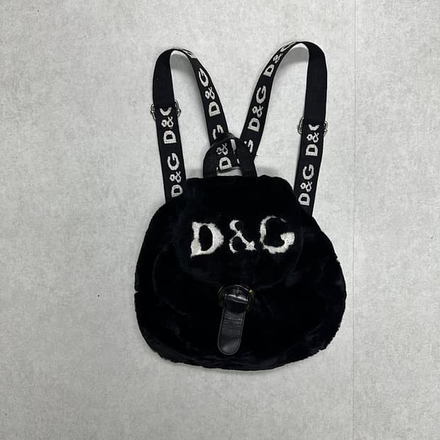 돌체앤가바나 D&G 퍼 백팩