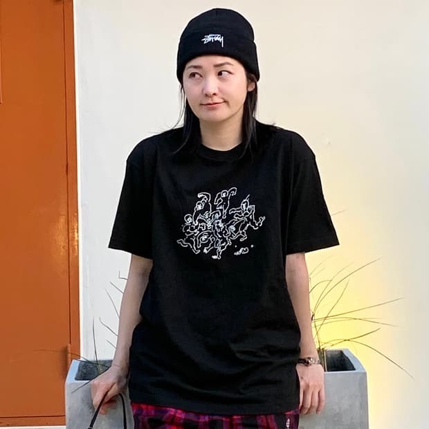 얼렁뚱땅상점 난투 반팔 블랙