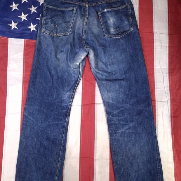 오리지날 풀카운트 0105 셀비지 데님진